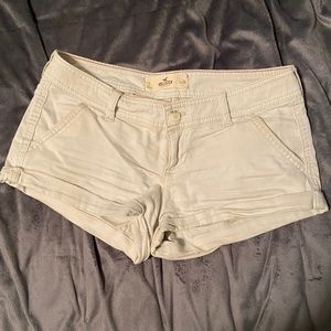 Hollister light khaki shorts